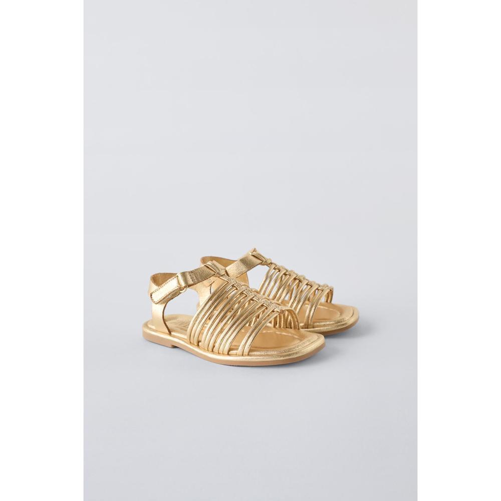 METALLIC STRAP SANDALS - Picture 1 of 4